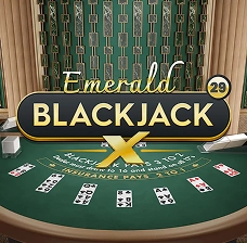 Emerald Blackjack live stůl v DedekCasino
